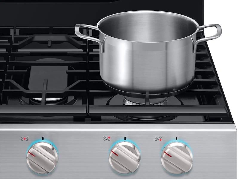 Samsung NX58R6631SS 5.8 cu. ft. Freestanding Gas Range with True Convection in Stainless Steel - Image 7