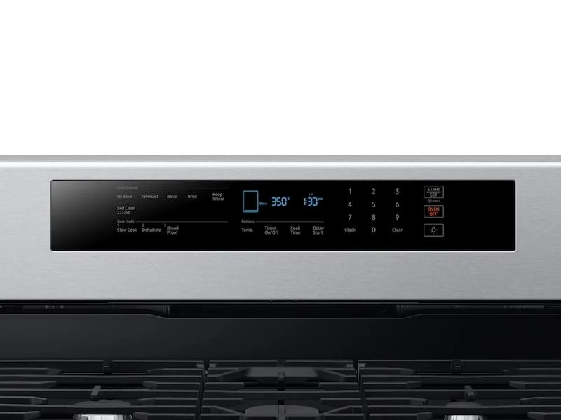 Samsung NX58R6631SS 5.8 cu. ft. Freestanding Gas Range with True Convection in Stainless Steel - Image 8
