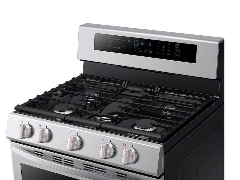 Samsung NX58R6631SS 5.8 cu. ft. Freestanding Gas Range with True Convection in Stainless Steel - Image 9