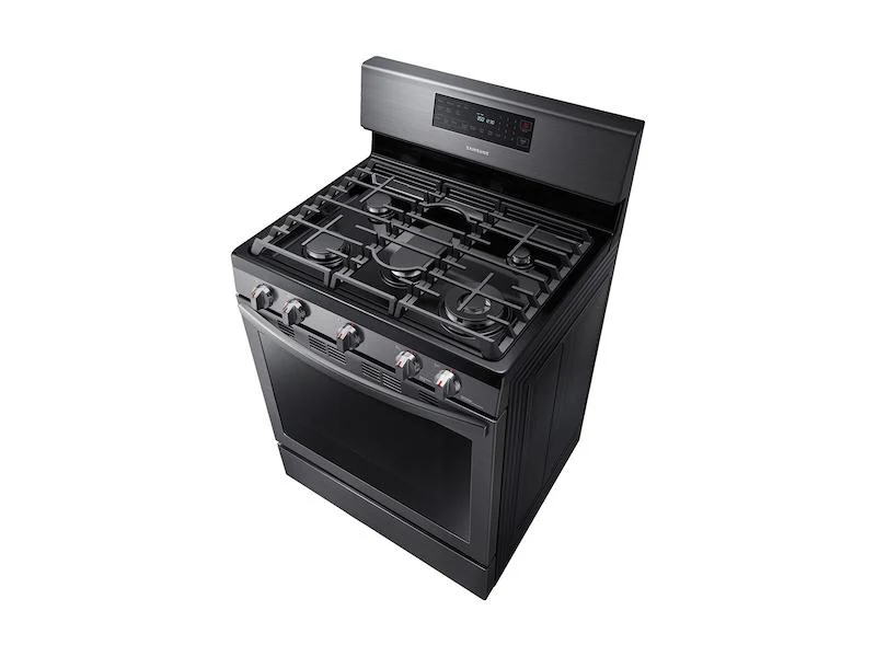 Samsung NX58T7511SG 5.8 cu. ft. Freestanding Gas Range with Air Fry and Convection in Black Stainless Steel - Image 5