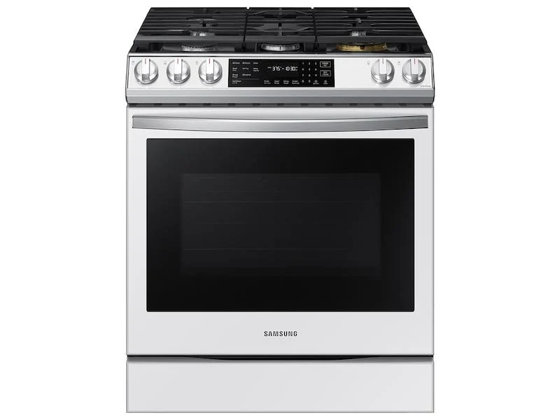Samsung Bespoke 6.0 cu. ft. Smart Front Control Slide-In Gas Range with Air Fry