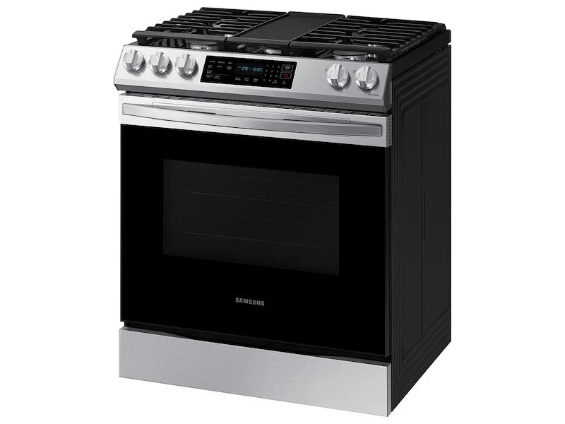 Samsung 6.0 cu. ft. Smart Slide-in Gas Range with Air Fry - Image 8