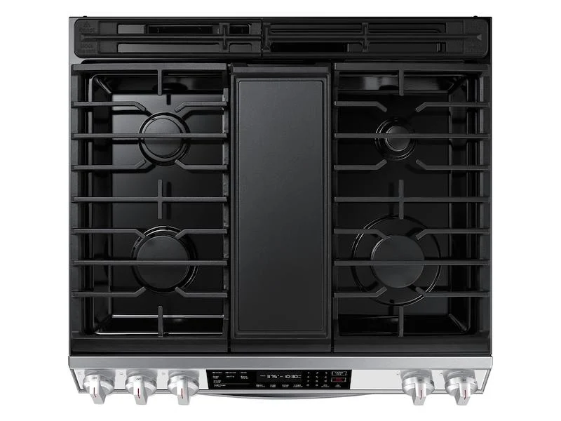 Bespoke 6.0 cu. ft. Smart Slide-in Gas Range with Air Fry & Convection in White Glass - Image 8