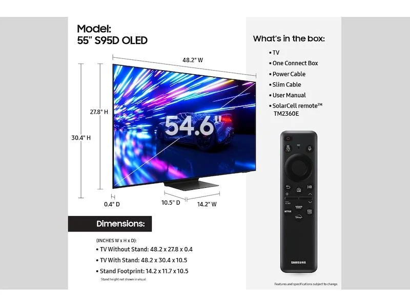 Samsung QN55S95DAFXZA 55 Inch Class OLED S95D - Image 6