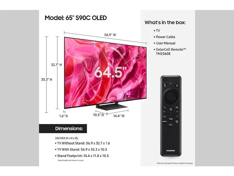 Samsung 65" Class OLED S90C - Image 5
