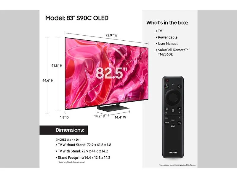 Samsung 83" Class OLED S90C - Image 5