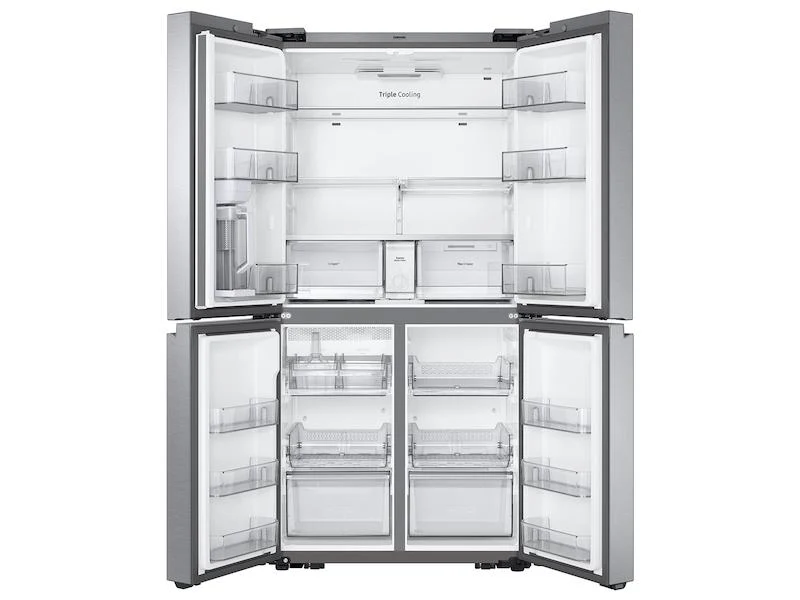 23 cu. ft. Smart Counter Depth 4-Door Flex™ refrigerator with AutoFill Water Pitcher and Dual Ice Maker in Stainless Steel - Image 3