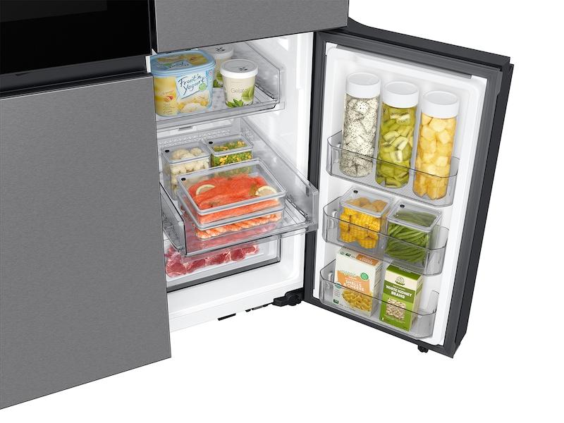 Samsung RF23DB9700QL Bespoke Counter Depth 4-Door Flex™ Refrigerator (23 cu. ft.) with Beverage Zone™ and Auto Open Door in Stainless Steel - Image 11