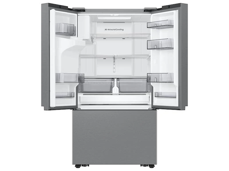 Samsung RF27CG5B10SR 26 cu. ft. Mega Capacity Counter Depth 3-Door French Door Refrigerator with External Water and Ice Dispenser in Stainless Steel - Image 3