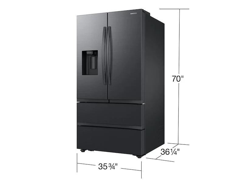 Samsung RF31CG7400MTAA 30 cu. ft. Mega Capacity 4-Door French Door Refrigerator with Four Types of Ice in Matte Black Steel - Image 2
