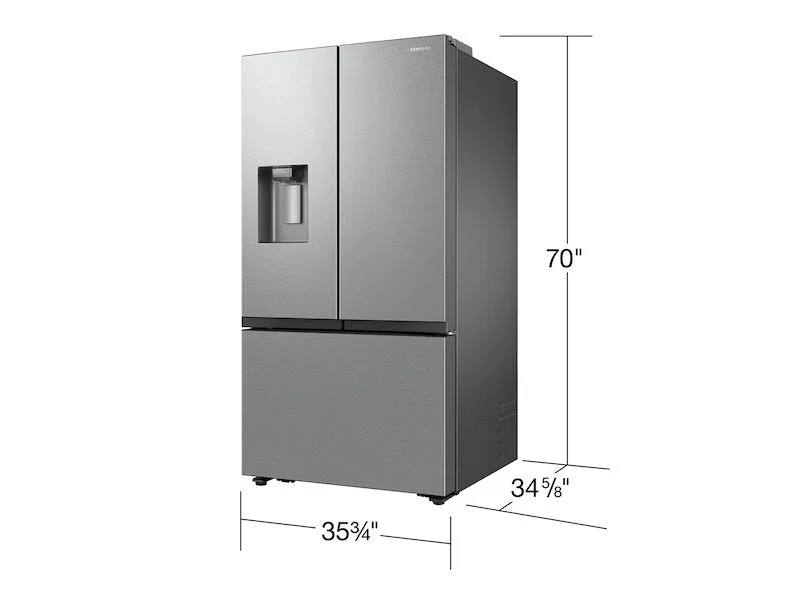 Samsung RF32CG5B10SR 31 cu. ft. Mega Capacity 3-Door French Door Refrigerator with External Water and Ice Dispenser in Stainless Steel - Image 2