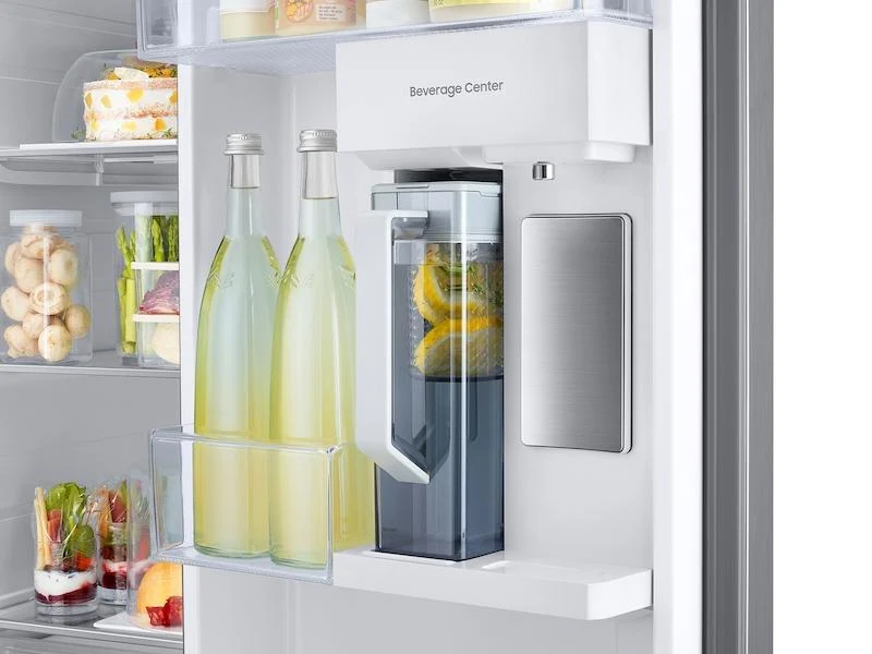 Samsung RS23CB7600QLAA Bespoke Counter Depth Side-by-Side 23 cu. ft. Refrigerator with Beverage Center™ in Stainless Steel - Image 6