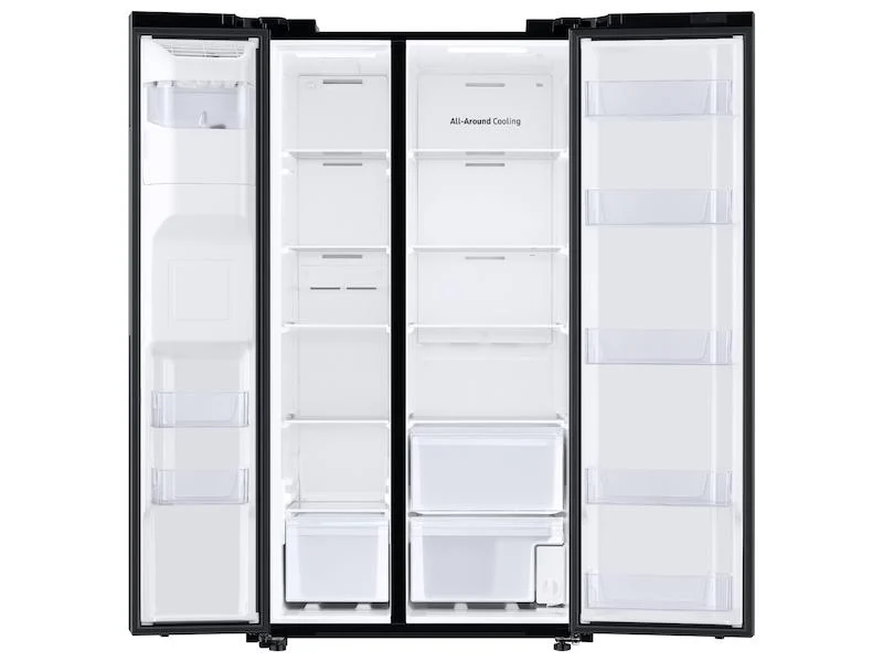 Samsung RS27T5200SG 27.4 cu. ft. Large Capacity Side-by-Side Refrigerator in Black Stainless Steel - Image 6