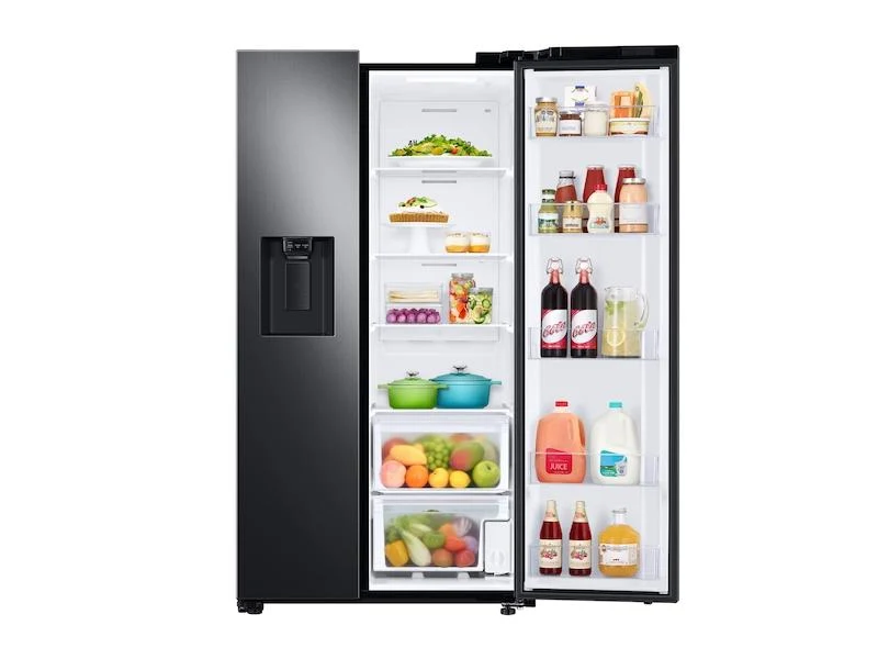 Samsung RS27T5200SG 27.4 cu. ft. Large Capacity Side-by-Side Refrigerator in Black Stainless Steel - Image 7