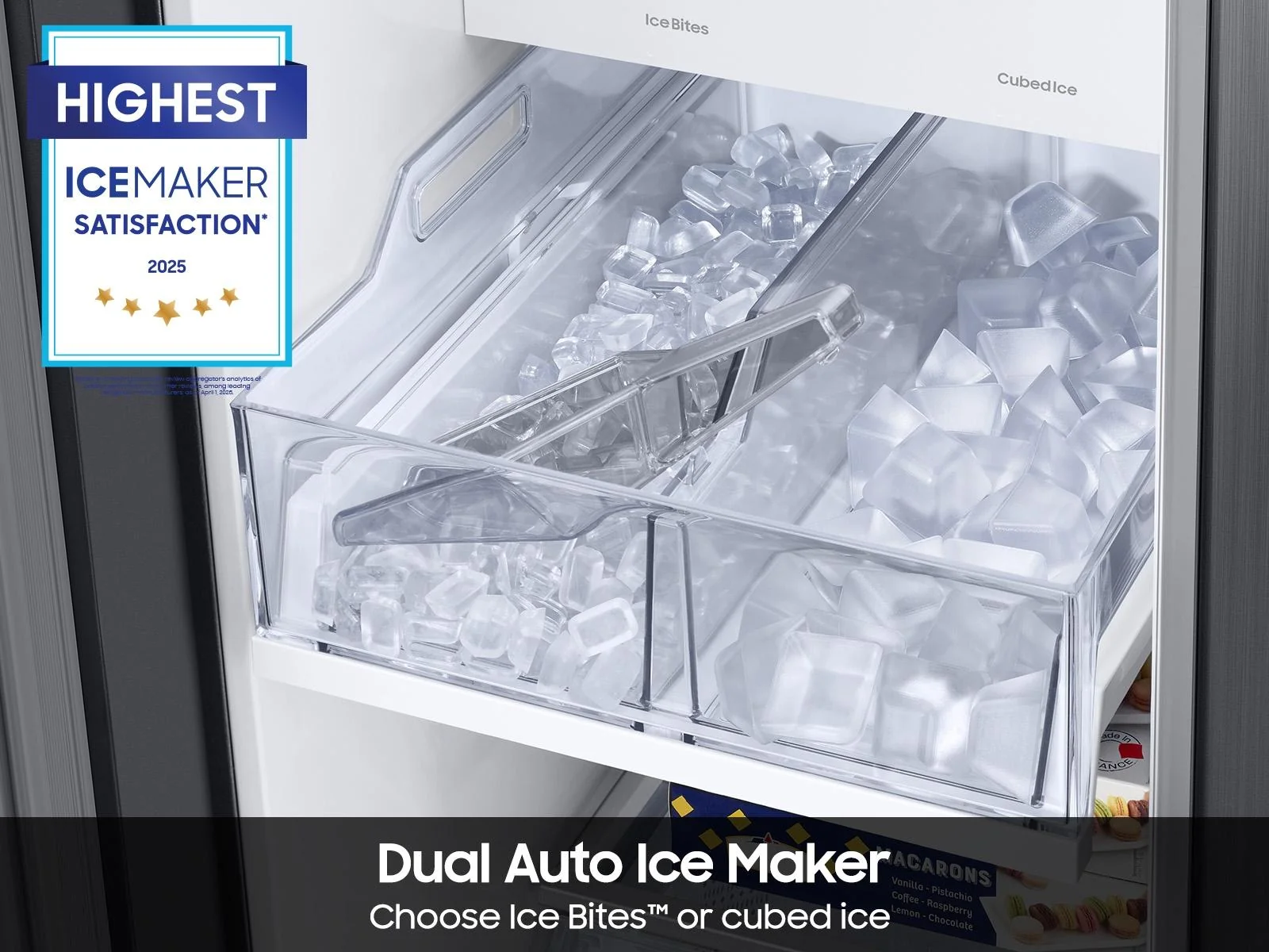 Samsung RS28CB7600QL Bespoke AI Side-by-Side Inner Beverage Center™ Auto Open Door 28 cu.ft. - Image 4