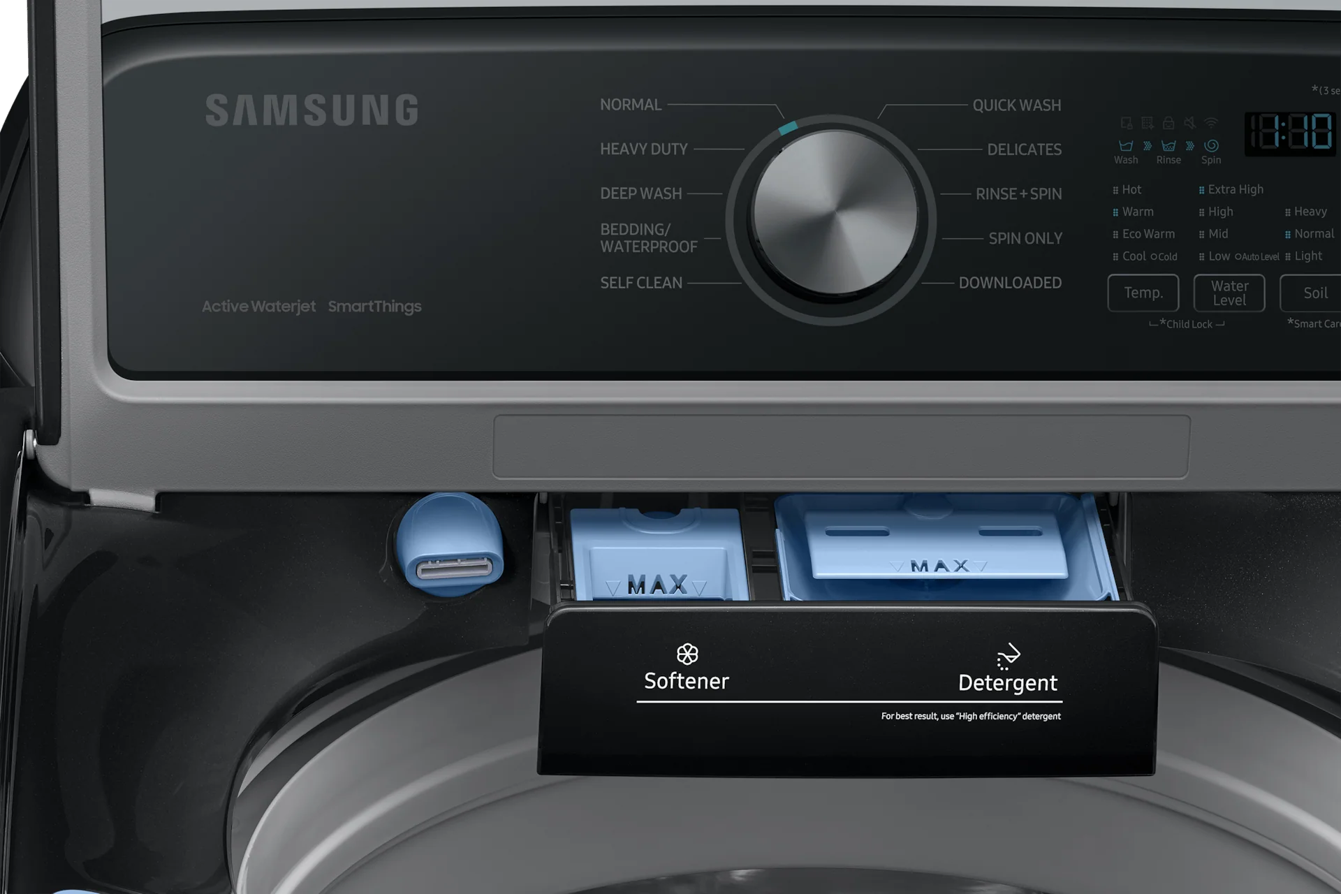 Samsung WA46CG3505AV Top Load Washer ActiveWave™ Agitator Wi-Fi 4.6 cu.ft. - Image 11