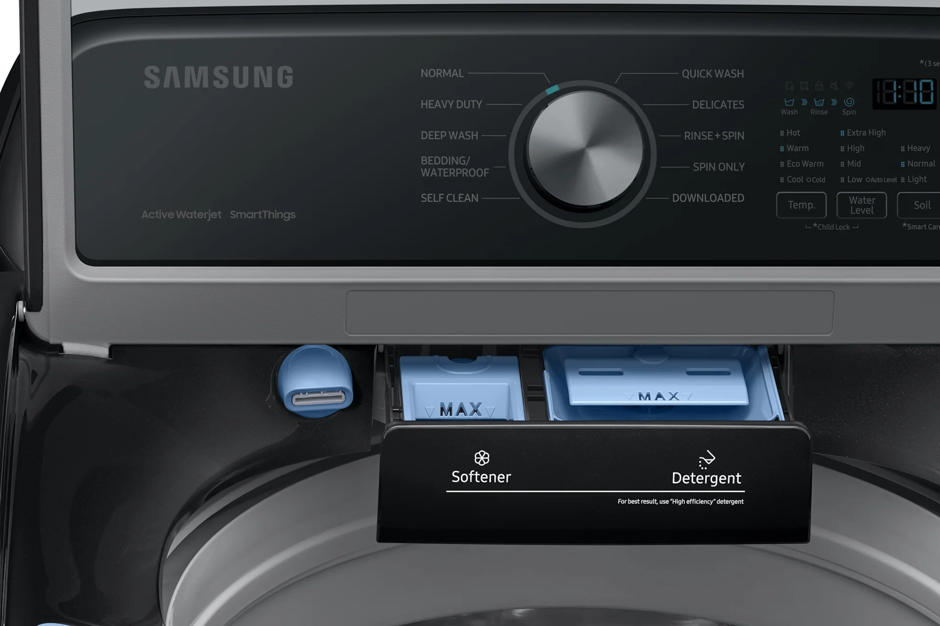 Samsung WA47CG3500AV Top Load Washer Wi-Fi & SmartThings Active WaterJet 4.7 cu.ft. - Image 10