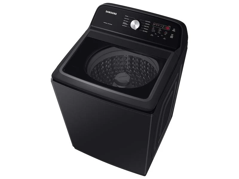 Samsung WA49B5105AV 4.9 cu. ft. Large Capacity Top Load Washer with ActiveWave™ Agitator and Deep Fill in Brushed Black - Image 5