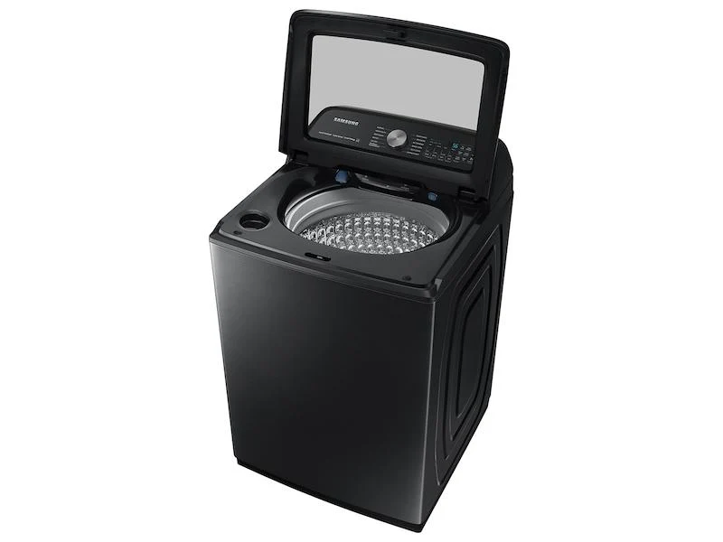 5.2 cu. ft. Large Capacity Smart Top Load Washer with Super Speed Wash in Brushed Black - Image 5