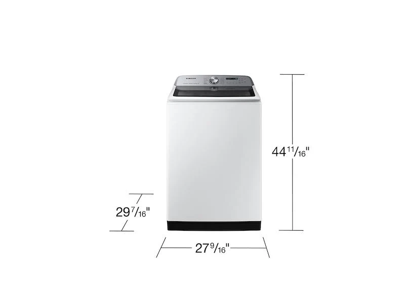 Samsung WA52DG5500AW 5.2 cu. ft. Large Capacity Smart Top Load Washer with Super Speed Wash in White - Image 2