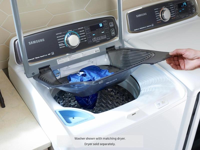 Samsung WA52M7750AW 5.2 cu. ft. activewash™ Top Load Washer in White - Image 3