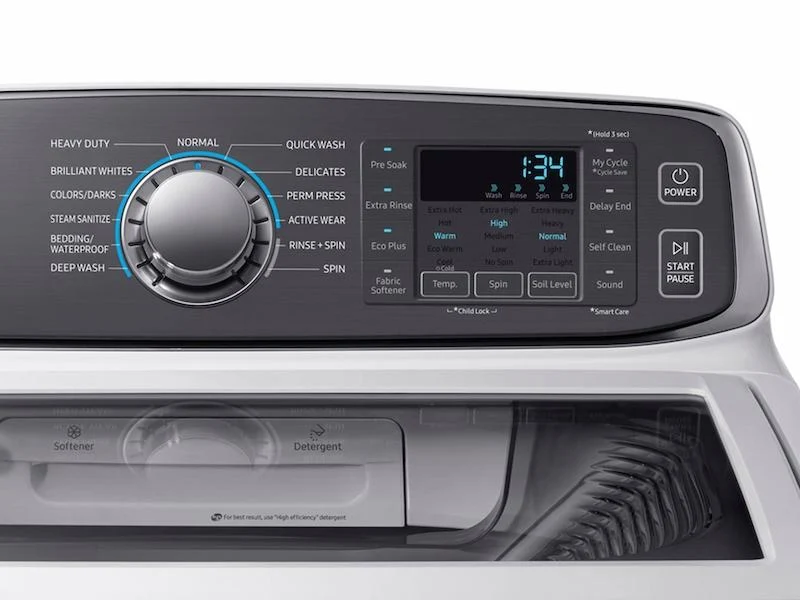 Samsung WA52M7750AW 5.2 cu. ft. activewash™ Top Load Washer in White - Image 4
