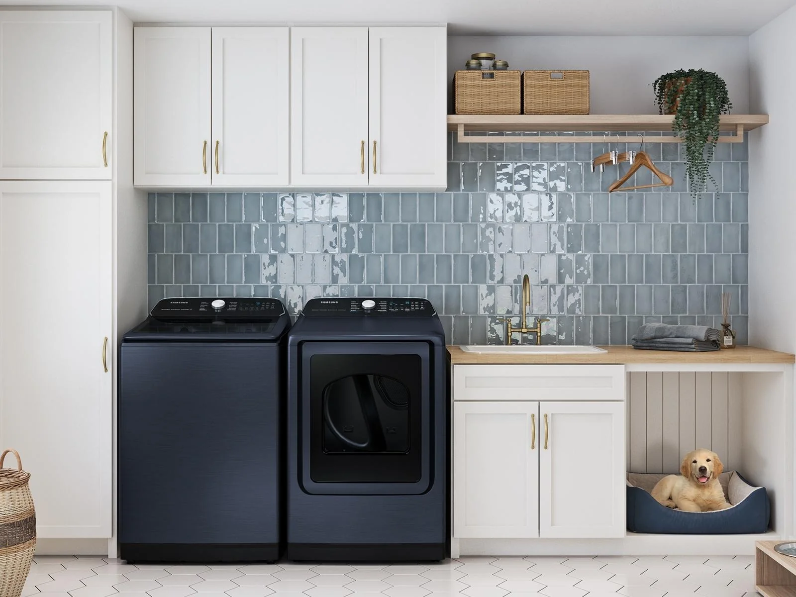 Samsung WA54CG7150AD Top Load Washer Pet Care Solution  Super Speed Wash  5.4 cu.ft. - Image 6
