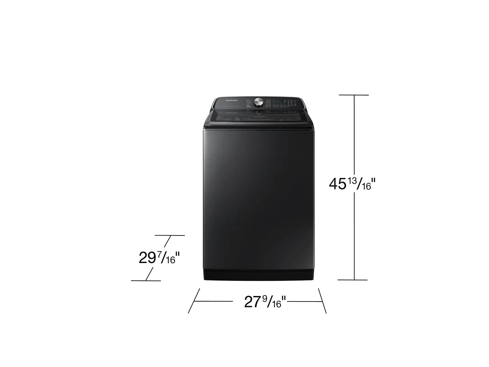 Samsung WA55CG7100AV Top Load Washer Super Speed Wash  Active WaterJet  5.5 cu.ft. - Image 3