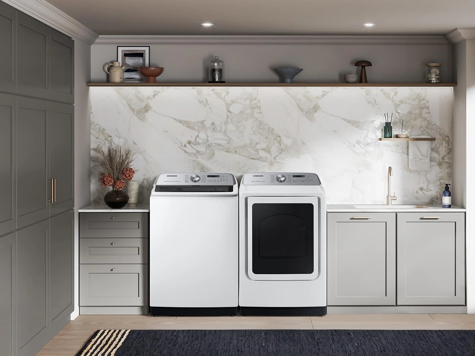 Samsung WA55CG7100AW Top Load Washer Super Speed Wash Active WaterJet 5.5 cu.ft. - Image 6
