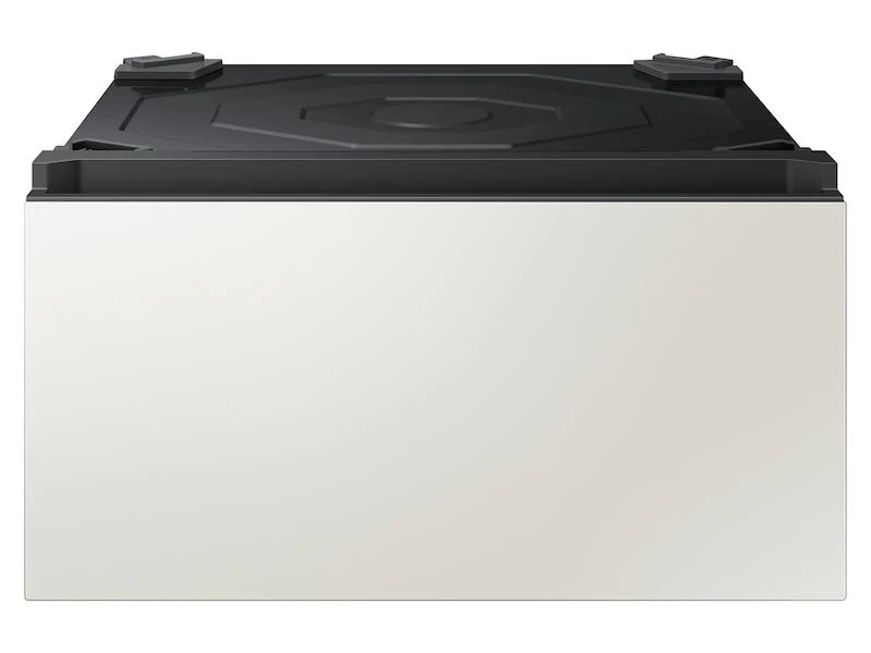 Samsung WE602NY Bespoke 27" Wide Laundry Pedestal with Storage Drawer in Ivory