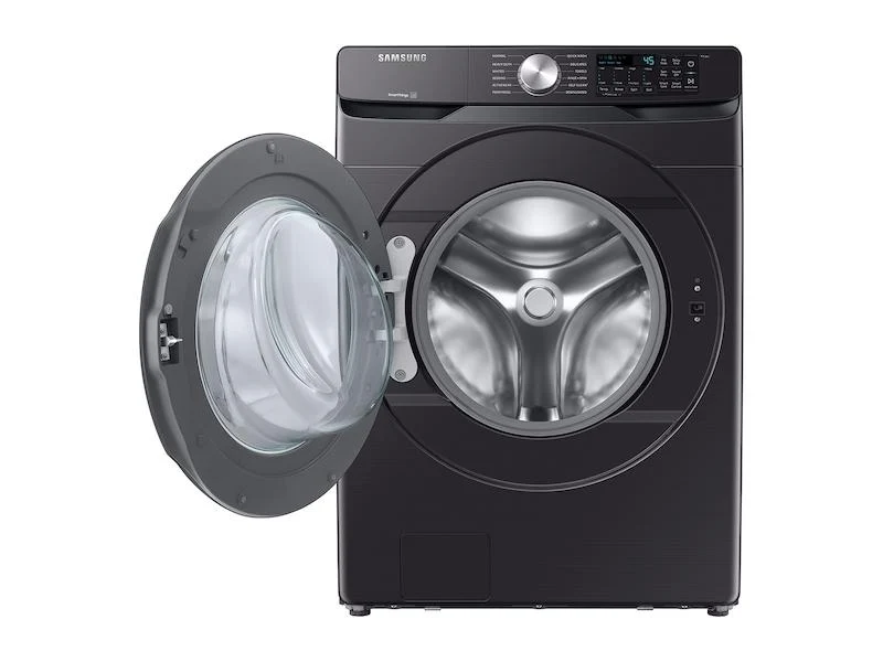 Samsung WF51CG8000AV 5.1 cu. ft. Extra-Large Capacity Smart Front Load Washer with Vibration Reduction Technology+ in Brushed Black - Image 7