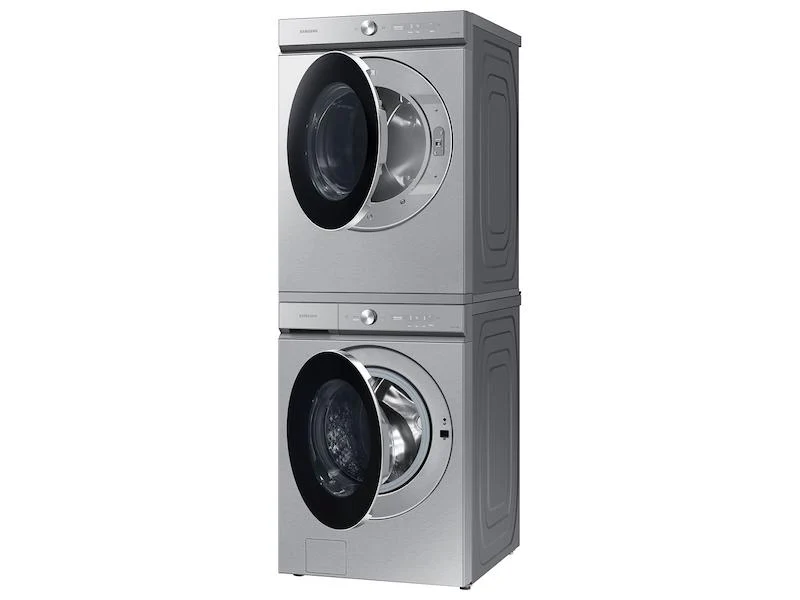 Samsung WF53BB8900ATUS Bespoke 5.3 cu. ft. Ultra Capacity Front Load Washer with AI OptiWash™ and Auto Dispense in Silver Steel - Image 9