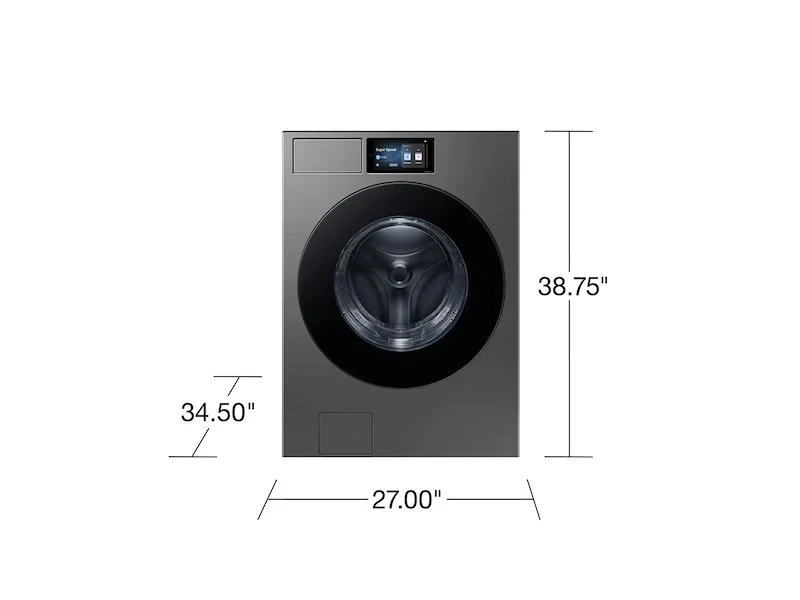 Samsung WF90F53ADS Bespoke AI Front Load Washer - Image 3