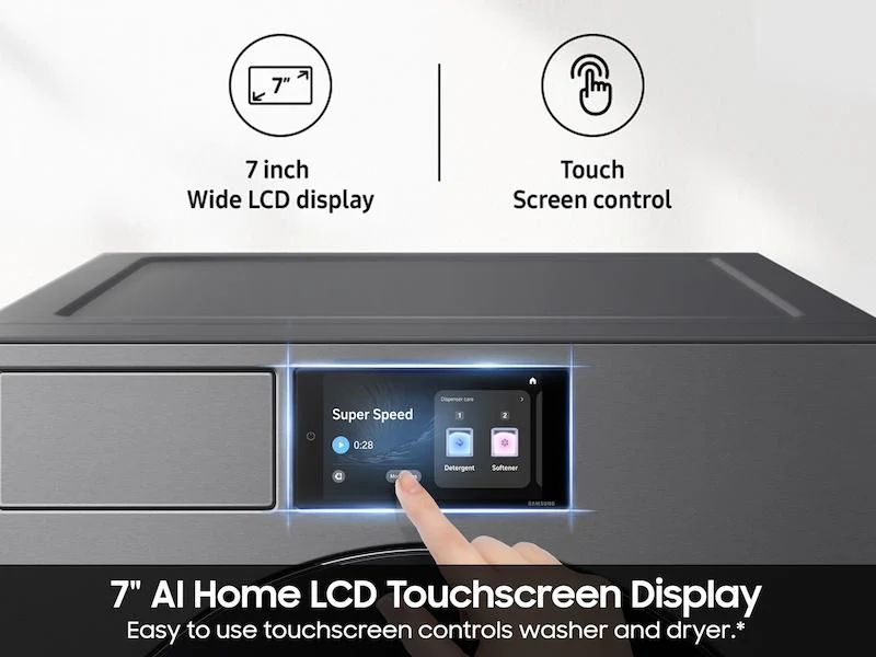 Samsung WF90F53ADS Bespoke AI Front Load Washer - Image 4