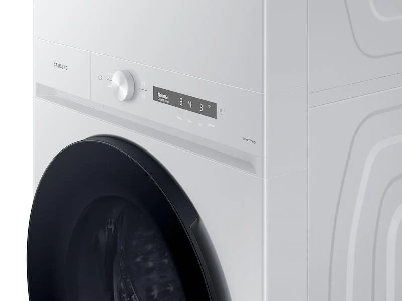 Samsung WH46DBH100GW Bespoke 4.6 cu. ft. AI Laundry Hub™ Large Capacity Single Unit Washer with Steam Wash and 7.6 cu. ft. Gas Dryer in White - Image 11