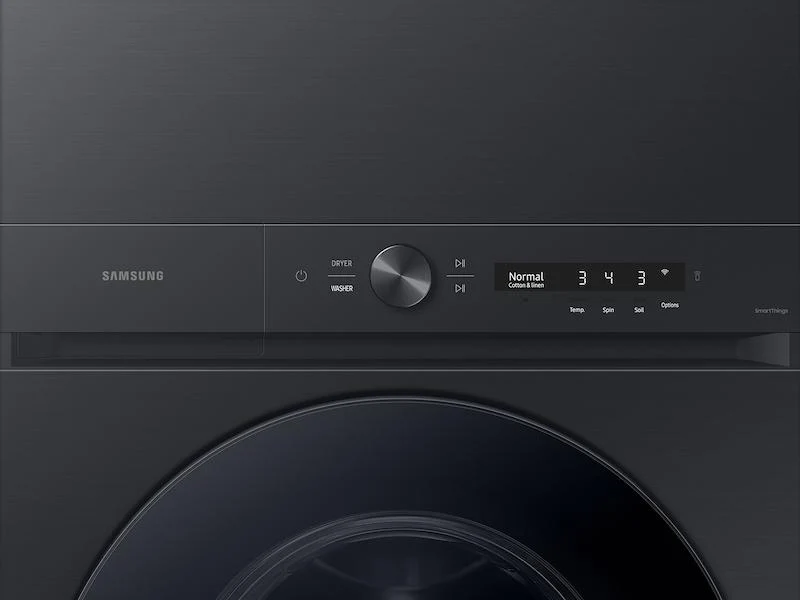 Samsung WH46DBH500GV Bespoke 4.6 cu. ft. AI Laundry Hub™ Large Capacity Single Unit Washer with Flex Auto Dispense System and 7.6 cu. ft. Gas Dryer in Brushed Black - Image 7