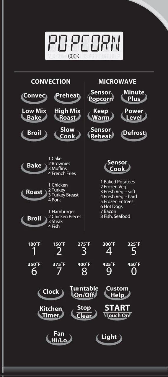 Sharp R1881LSY 1.1 cu. ft. 850W Sharp Stainless Steel Convection Over-the-Range Microwave Oven - Image 4
