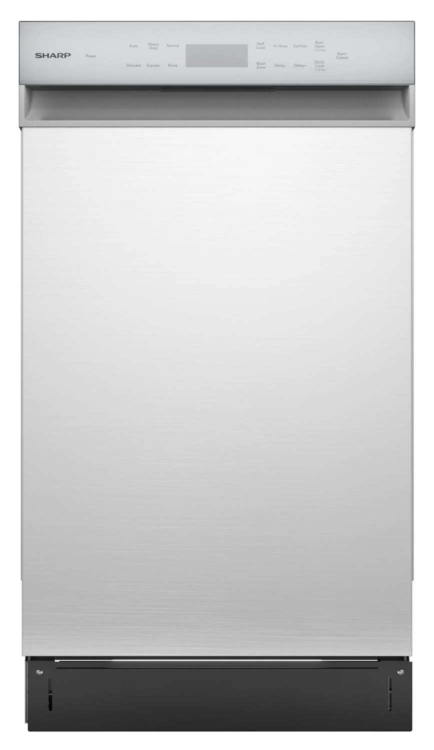 Sharp SDW4523MS 18 in. Stainless Steel 47 dB Dishwasher