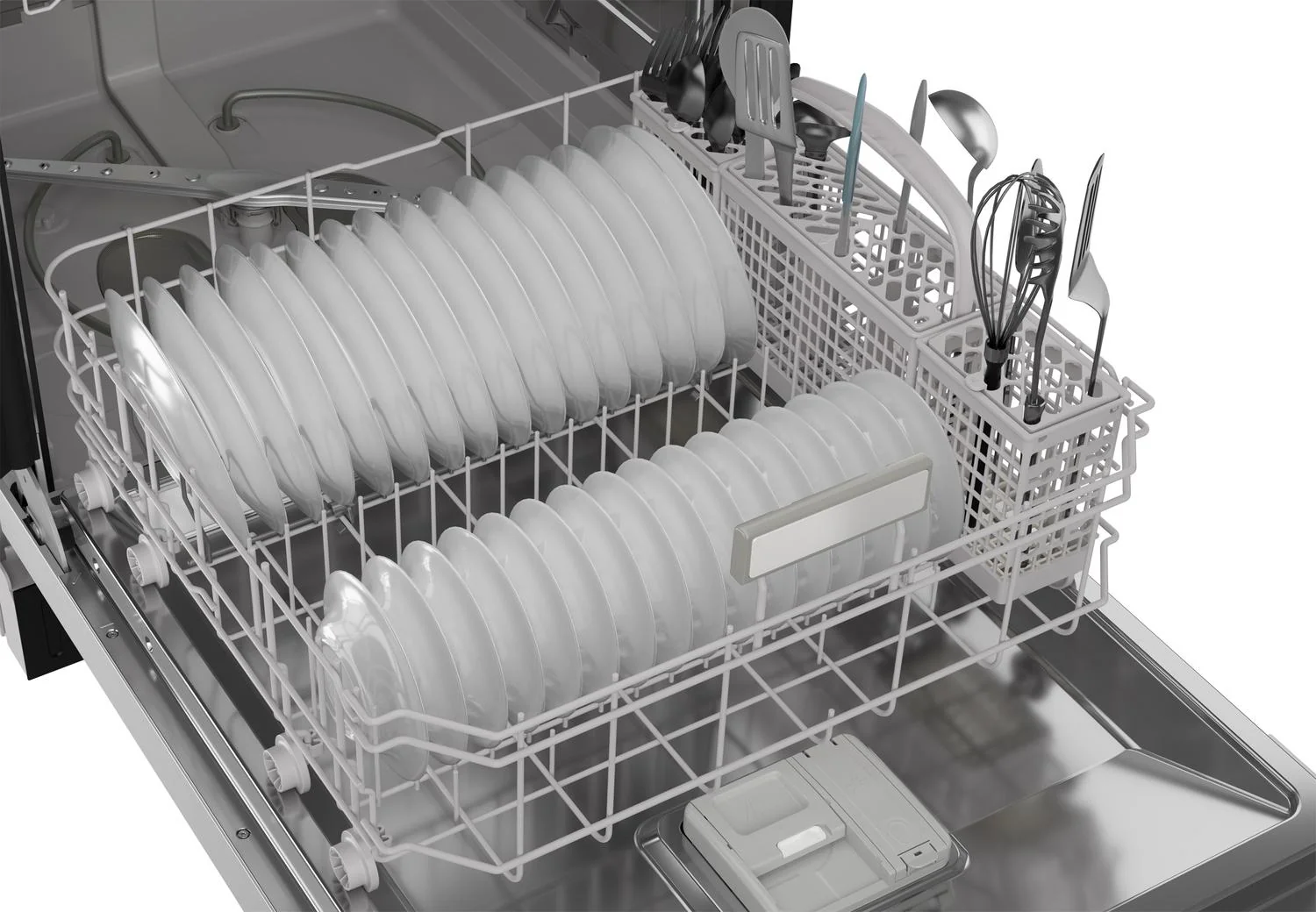 SDW6504MS Sharp 24 in. Stainless Steel Hybrid 52dB Dishwasher - Image 3