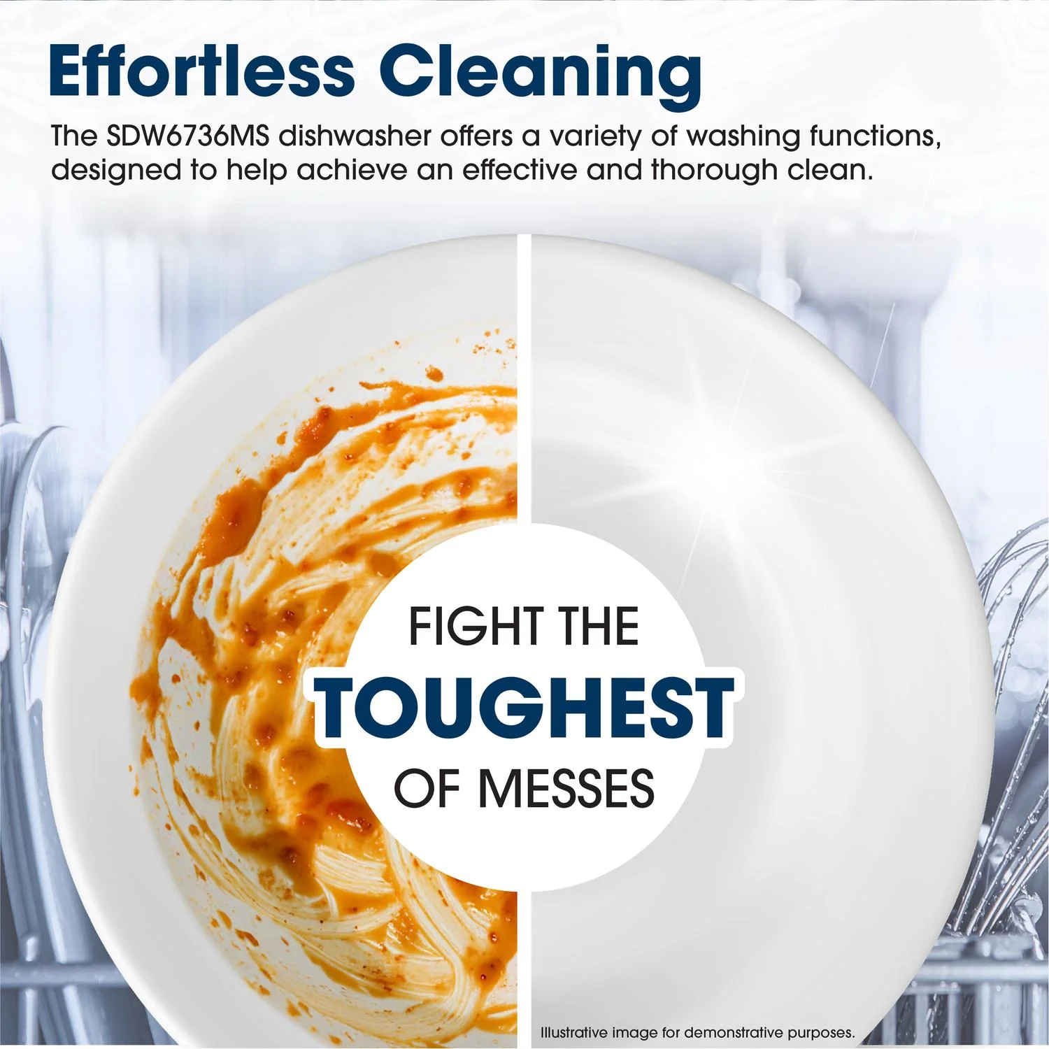SDW6736MS Sharp 24 in. Stainless Steel 47dB Dishwasher - Image 27