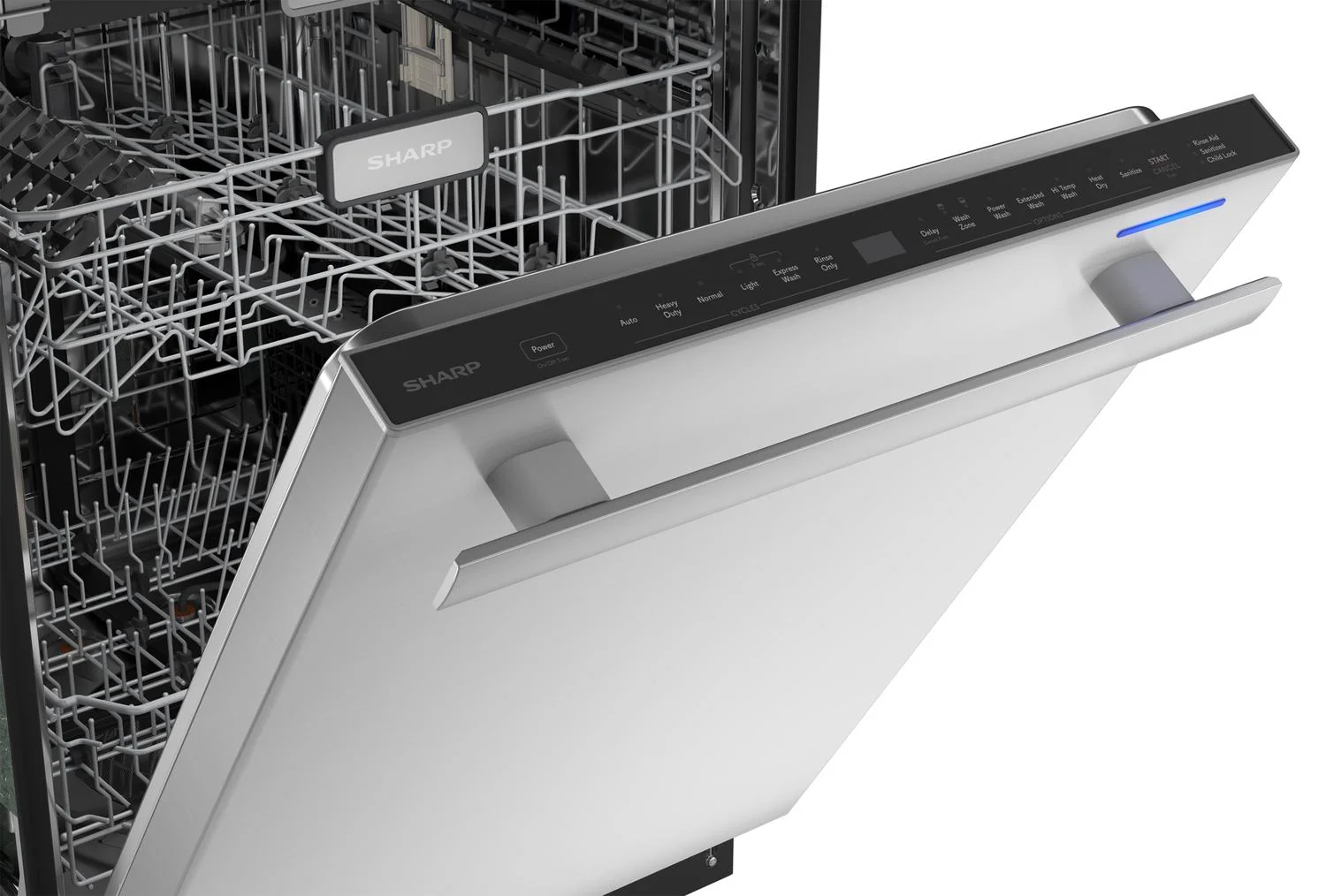 SDW6736MS Sharp 24 in. Stainless Steel 47dB Dishwasher - Image 5