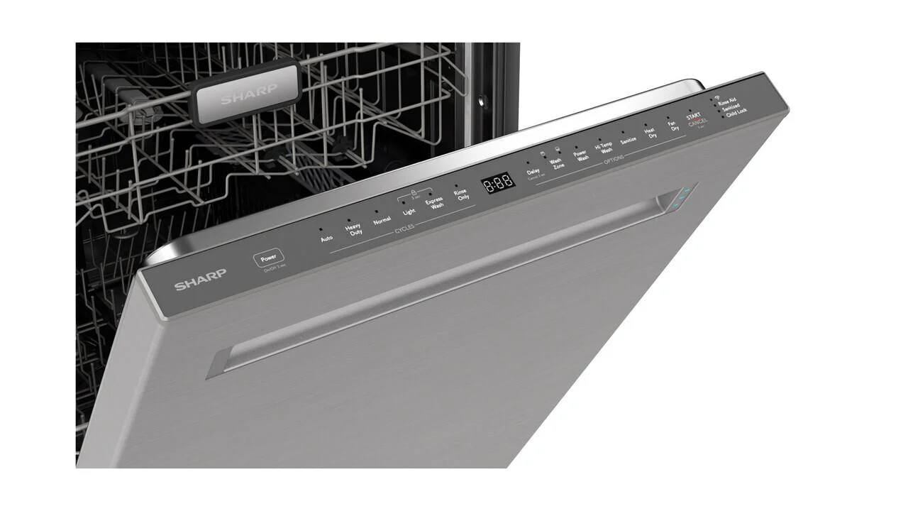 Sharp SDW6767HS 24 in. Slide-In Smart 45 dB Dishwasher - Image 4