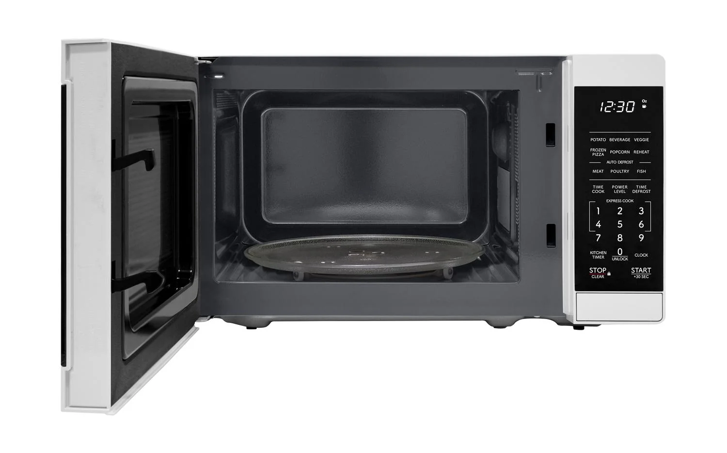 SMC0760KW Sharp 0.7 cu. ft. 700W White Countertop Microwave Oven - Image 5