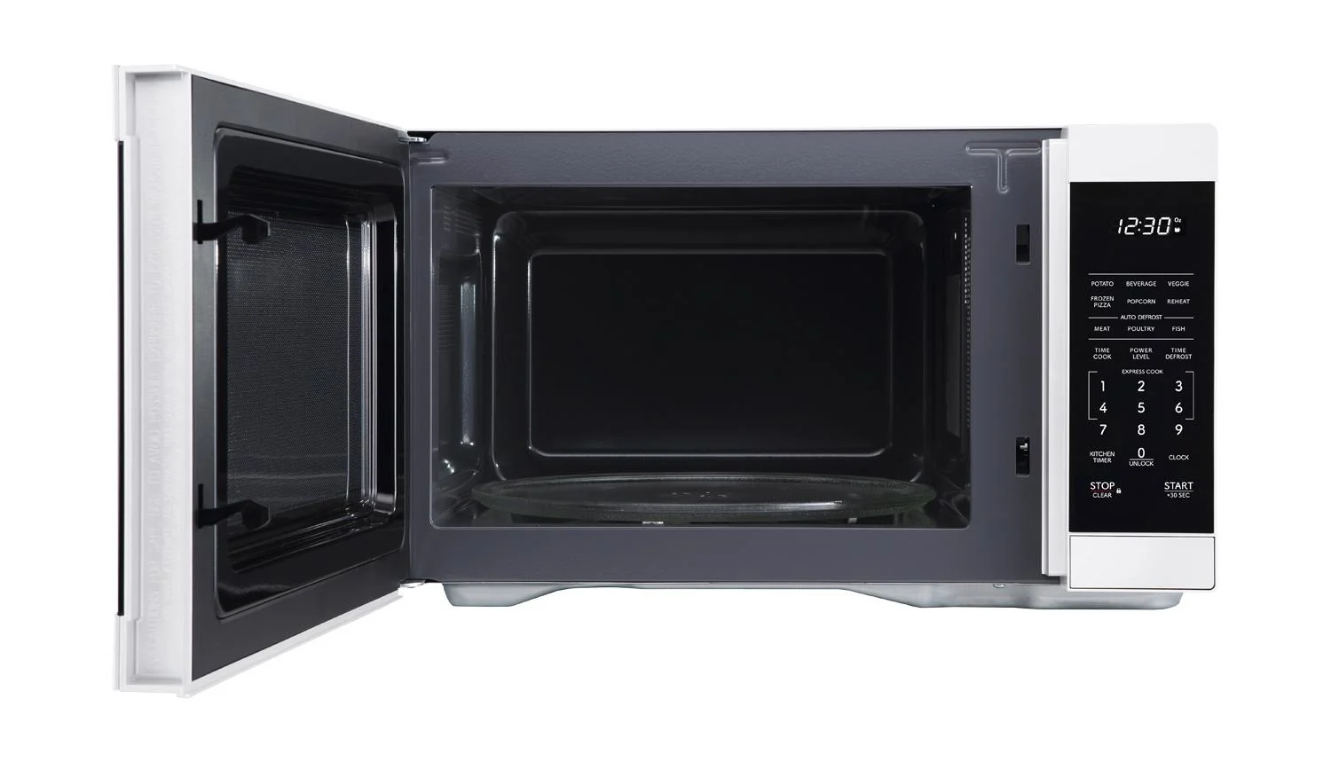 SMC1161KW Sharp 1.1 cu. ft. 1000W White Countertop Microwave Oven - Image 4