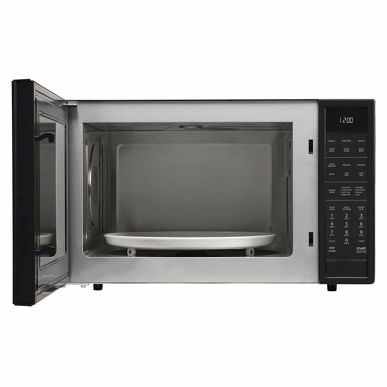 Sharp SMC1585BB 1.5 cu. ft. 900W Sharp Matte Black Carousel Convection Microwave Oven - Image 4