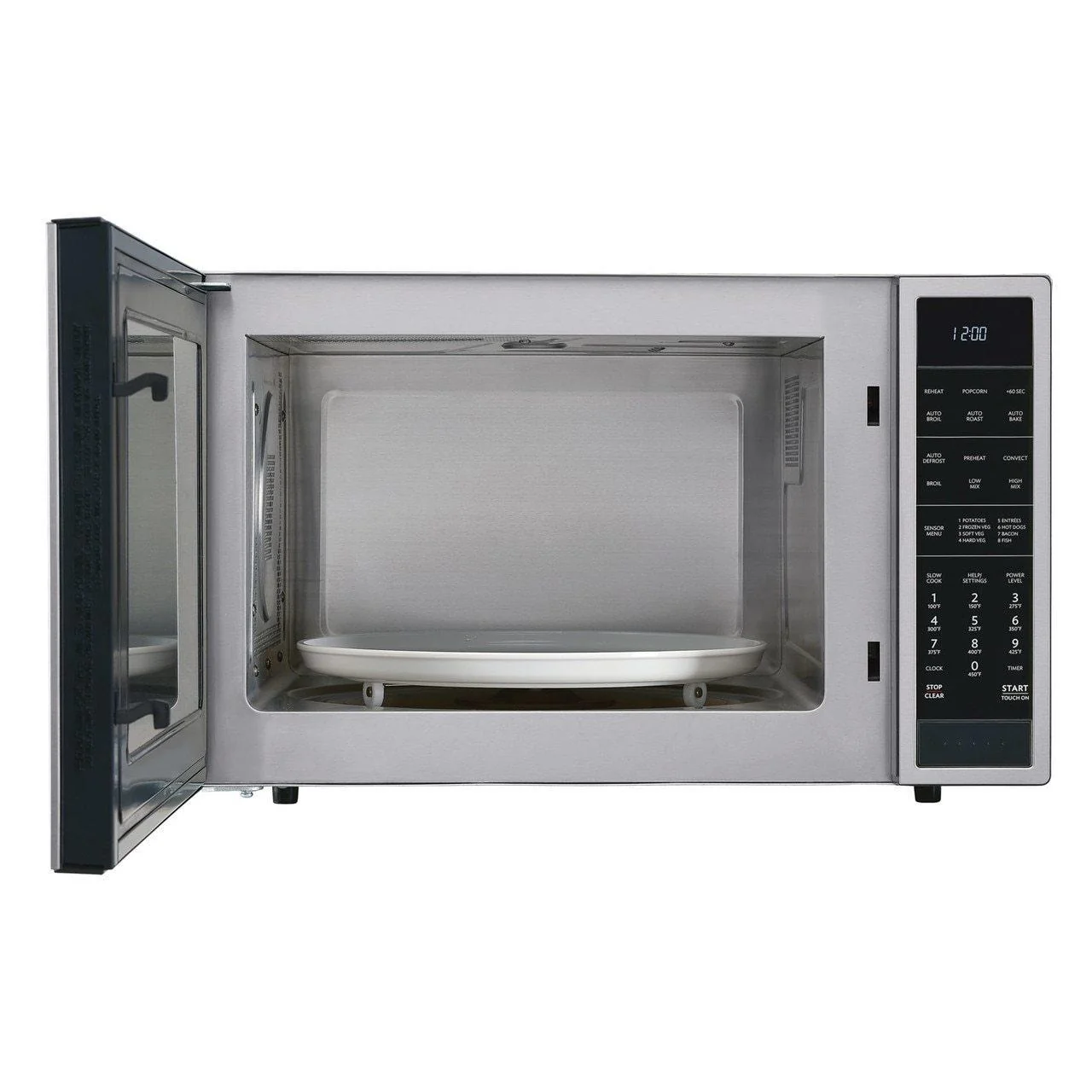 Sharp SMC1585BS 1.5 cu. ft. 900W Sharp Stainless Steel Carousel Convection Microwave Oven - Image 4