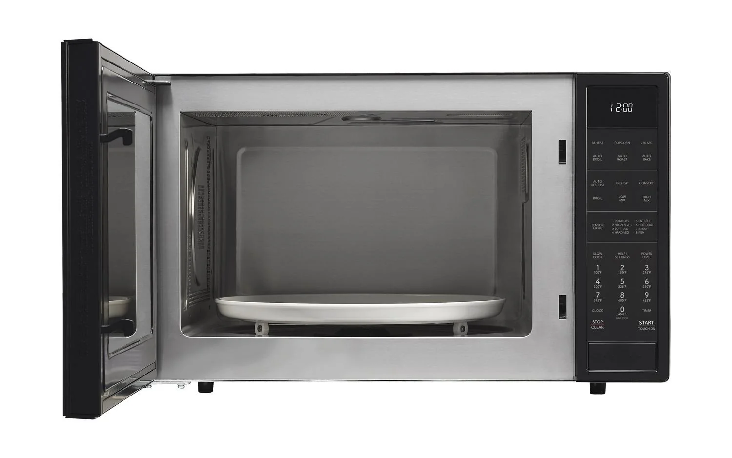 SMC1585KB Sharp 1.5 cu. ft. 900W Black Convection Countertop Microwave Oven - Image 2