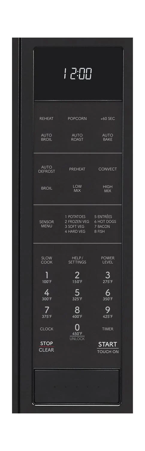 SMC1585KB Sharp 1.5 cu. ft. 900W Black Convection Countertop Microwave Oven - Image 6