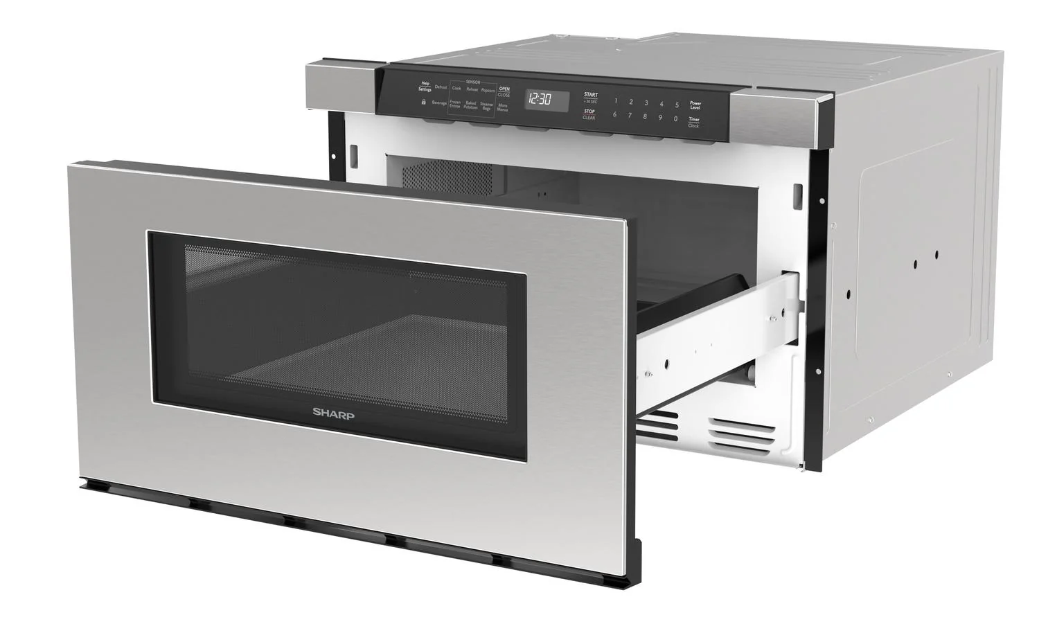 SMD2420MS Sharp 24 in. 1.2 cu. ft. Built-In Microwave Drawer™ Oven in Stainless Steel - Image 17
