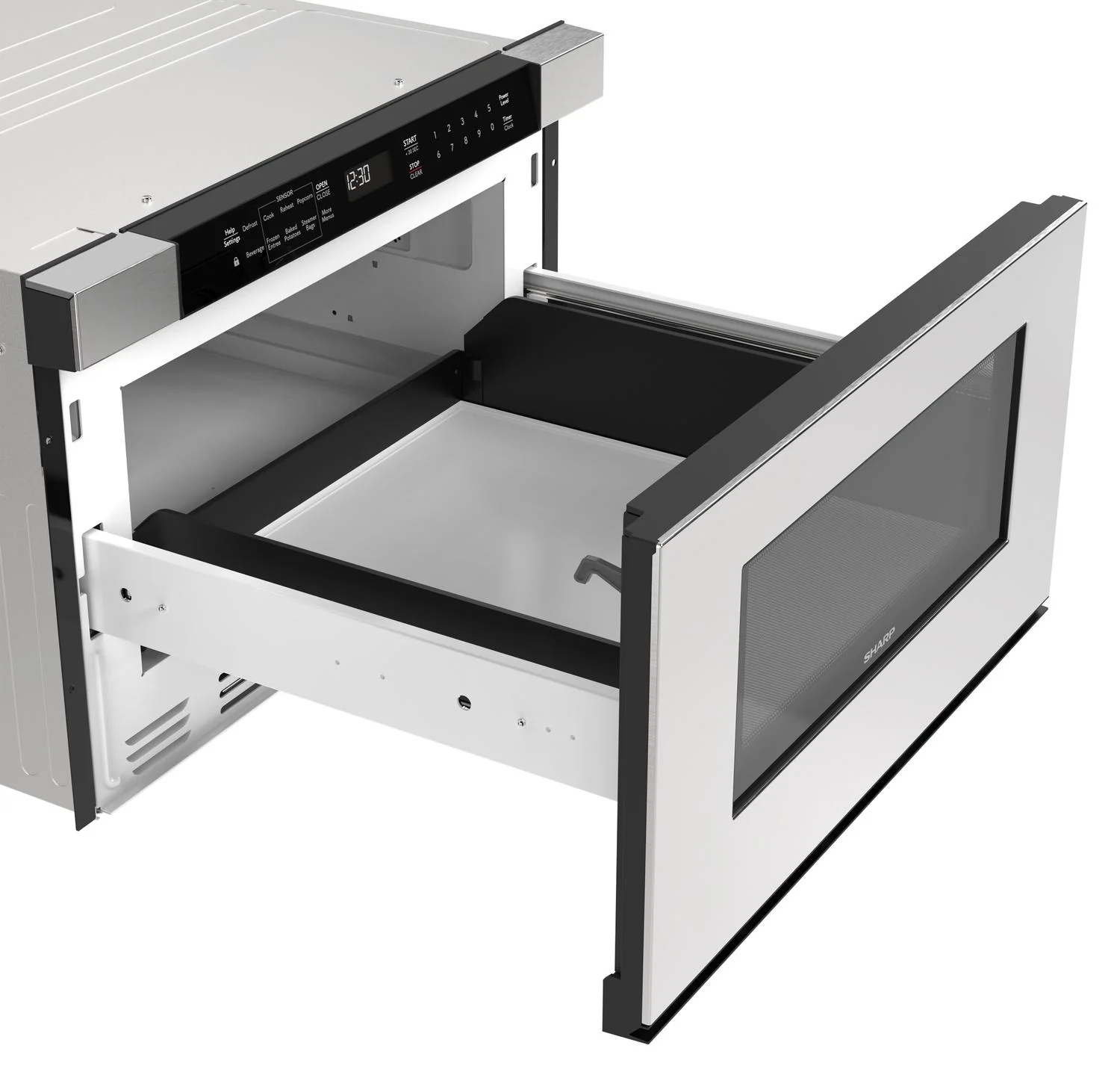 SMD2420MS Sharp 24 in. 1.2 cu. ft. Built-In Microwave Drawer™ Oven in Stainless Steel - Image 4